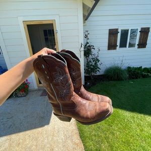 justin cowgirl boots